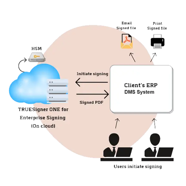 DMS System integration with esignature