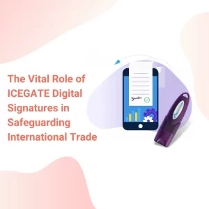 ICEGATE Class 3 digital signature certificate