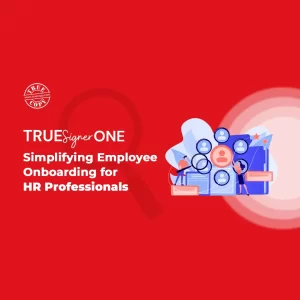 HR agreements with electronic signatures