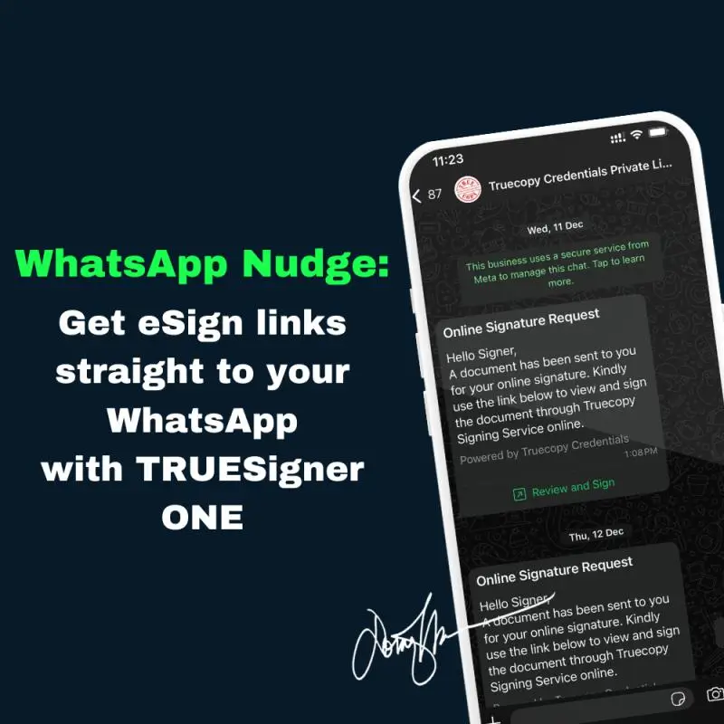 WhatsApp Delivery for eSignature