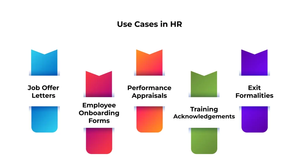 Benefits of Electronic Signature for the HR Department