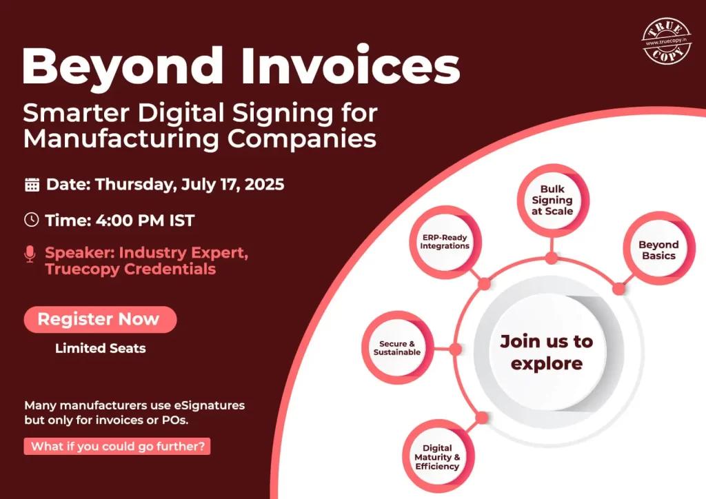 Webinar Digital Signing