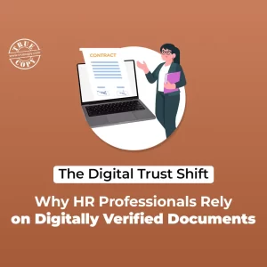 electronic signature solution for HR departments Digitally Verified Documents