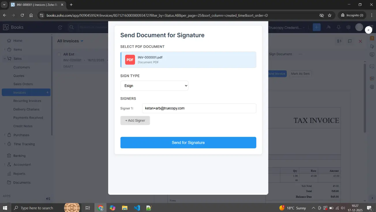 Signature Type