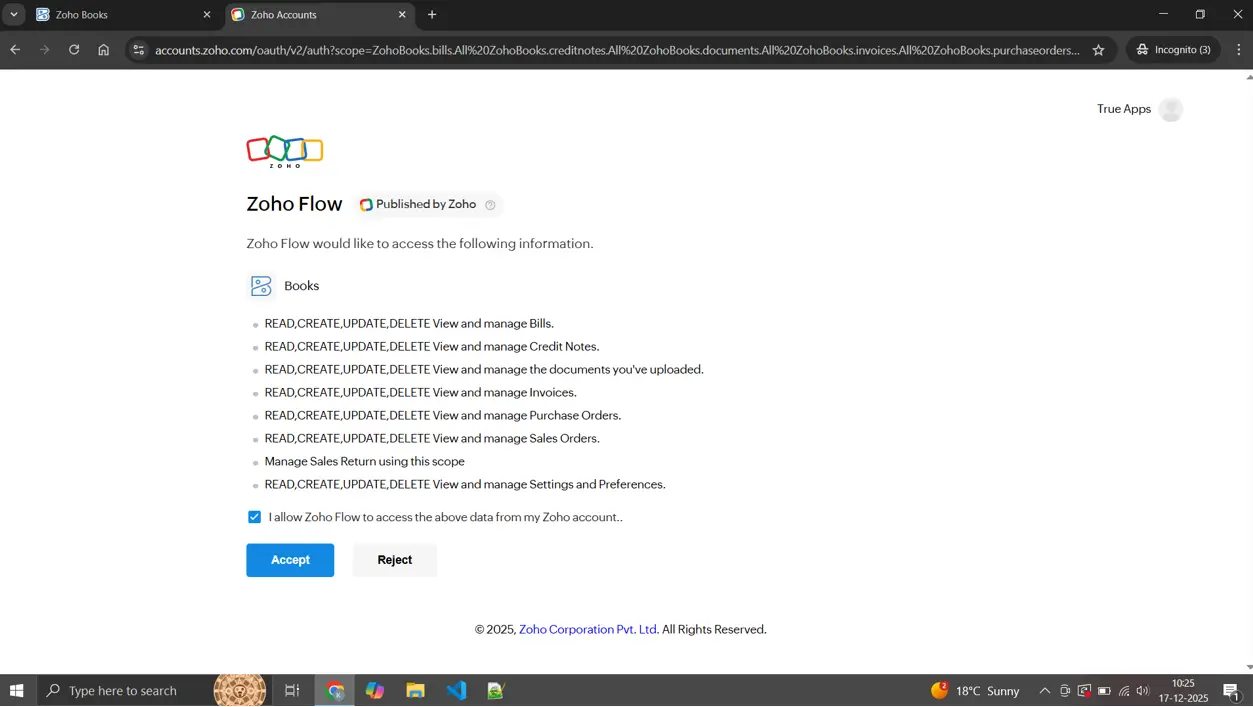 zoho flow