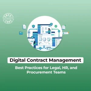 Digital contract management