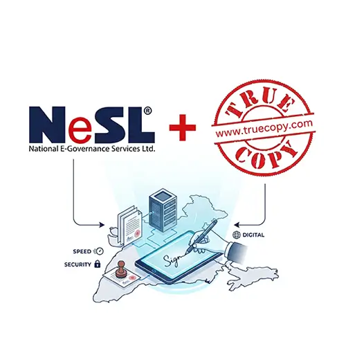 NeSL eStamp certified seal